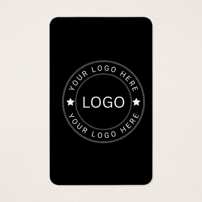 Custom Logo Profile Card (Front)