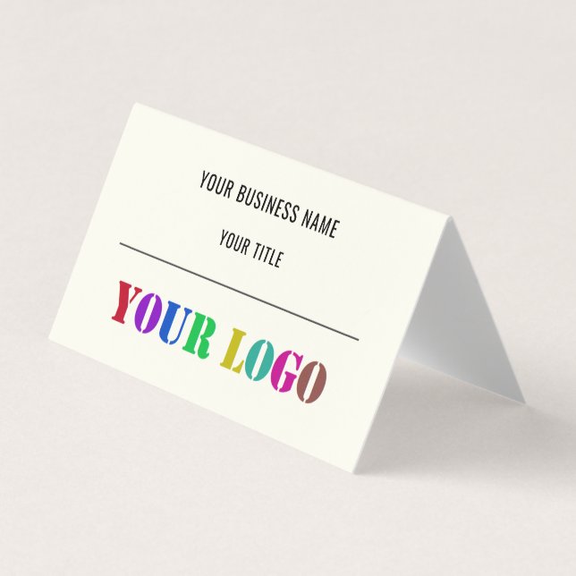 Custom Logo Promotional Business Personalised  Card (Front)