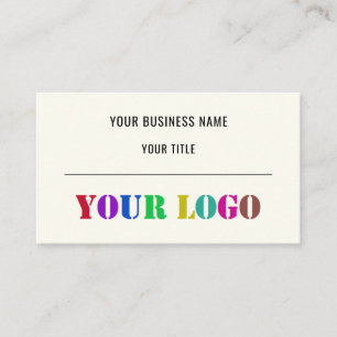 Custom Logo Promotional Business Personalised  Card