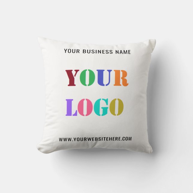 Custom Logo Promotional Business Personalised  Cushion (Front)