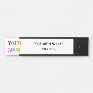 Custom Logo Promotional Business Personalised - Door Sign