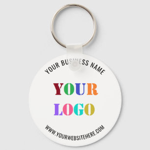 Custom Logo Promotional Business Personalised  Key Ring