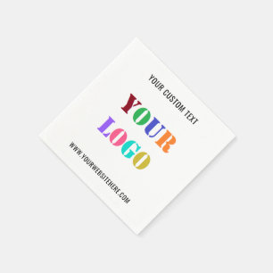 Custom Logo Promotional Business Personalised - Napkin