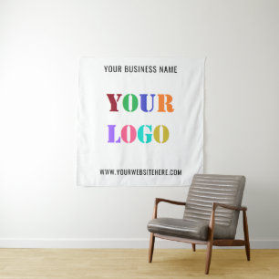 Custom Logo Promotional Business Personalised Tapestry