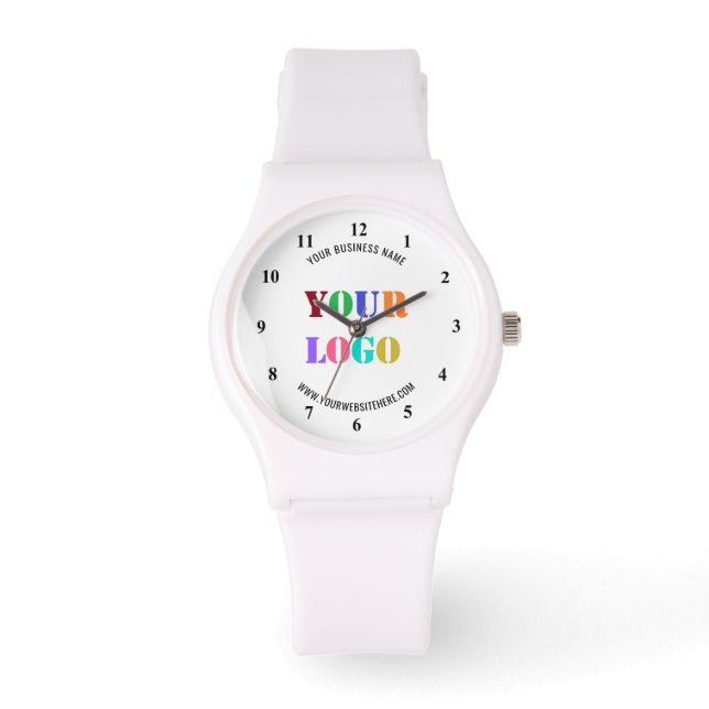 Custom Logo Promotional Business Personalised  Watch (Front)