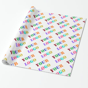 Custom Logo Promotional Business Personalised - Wrapping Paper