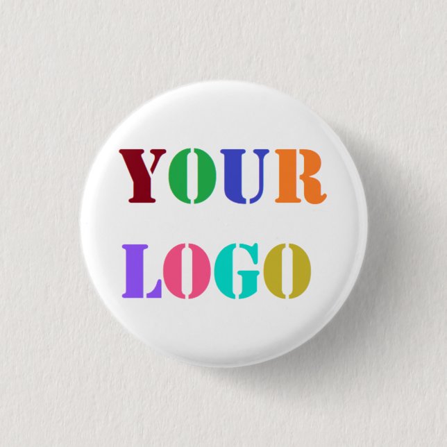Custom Logo Promotional Company Personalize Button (Front)