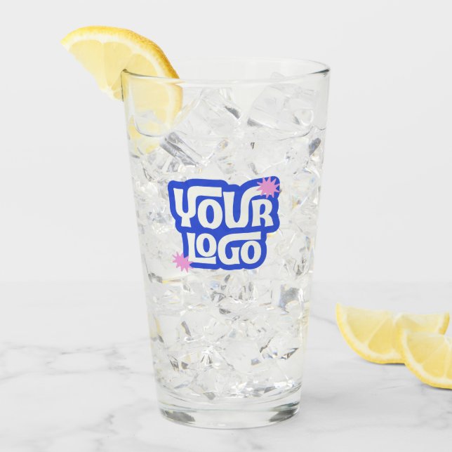 Custom Logo Promotional Customer Event Drinking Glass (Front Ice)
