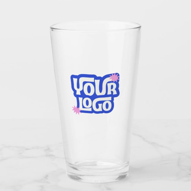 Custom Logo Promotional Customer Event Drinking Glass (Front)