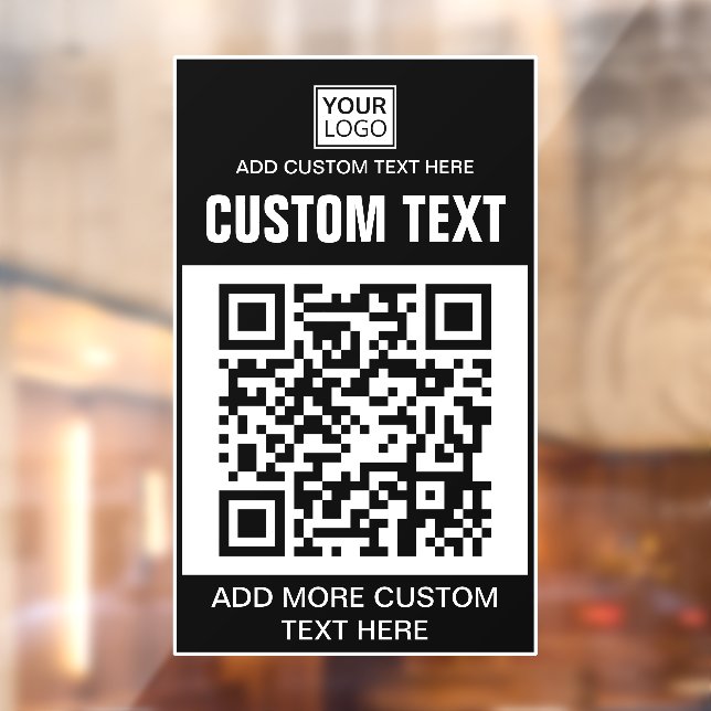 Custom logo, QR code and text  (Sheet 2)
