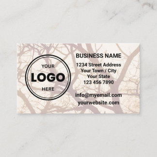Custom Logo QR Code Business Card
