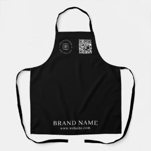Custom Logo QR Code Personalised Professional Desi Apron