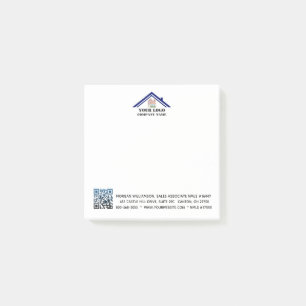 Custom Logo QR Code Post-it Notes