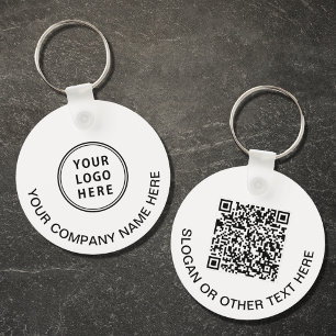 Custom Logo QR Code Promotional Key Ring