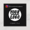 Custom logo | QR code | social media icons Elegant