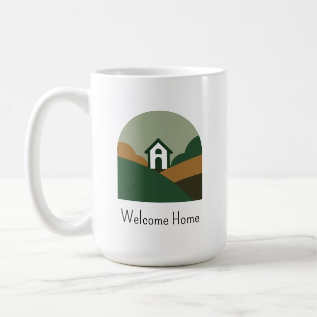 Custom Logo Real Estate Coffee Mug (Left)