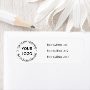 Custom Logo Return Address Business Personalised - Label