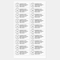 Custom Logo Return Address Waterproof Business