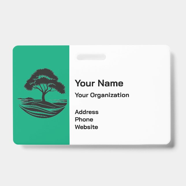 Custom Logo Security Badge – Professional ID Badge (Front)
