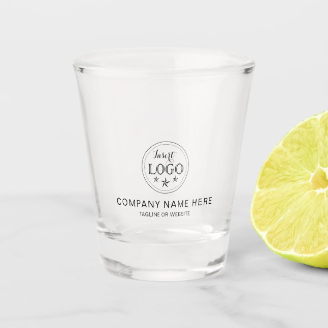 Custom Logo Shot Glass for Events or Promotions (Front)