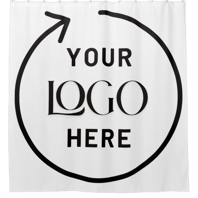 Custom Logo Shower Curtain (Front)