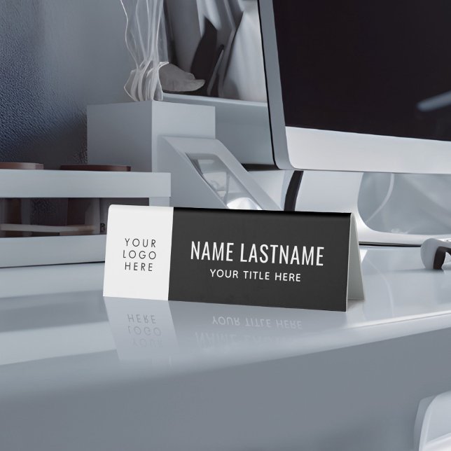 Custom Logo Simple Minimalist Black White Name (Creator Uploaded)