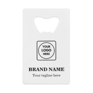 Custom Logo & Slogan Business Credit Card Design