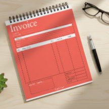 Custom Logo Small Business Invoice Sales Receipt R