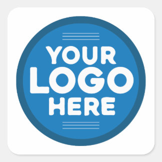 Custom Logo Square Sticker