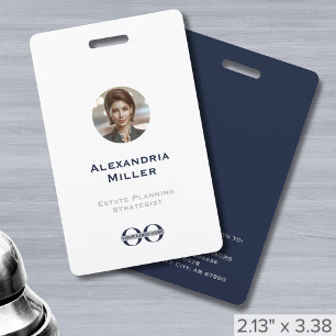 Custom Logo Staff Photo Identification  ID Badge