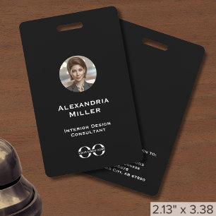 Custom Logo Staff Photo Identification ID Badge