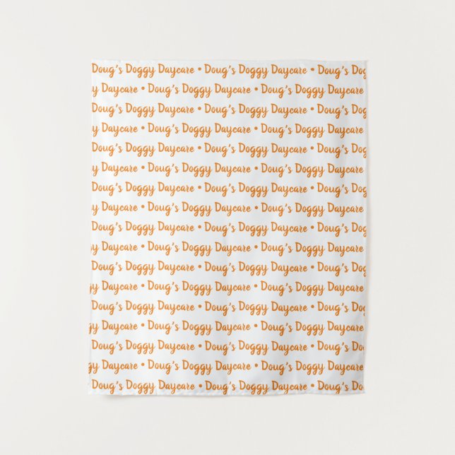 Custom Logo Step and Repeat Event Backdrop Tapestry (Front)