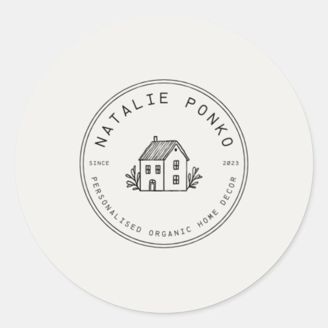 Custom logo sticker (Front)