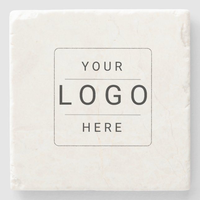 Custom Logo Stone Coaster (Front)