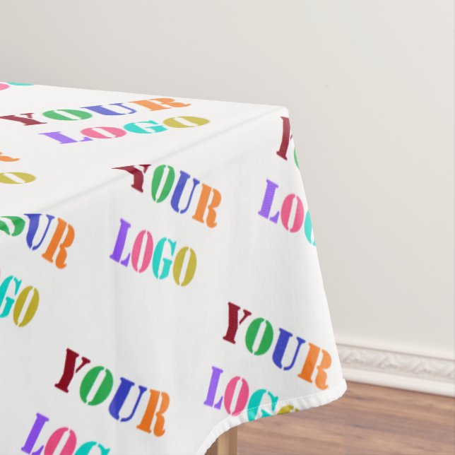 Custom Logo Tablecloth Your Promotional Business  (In Situ)
