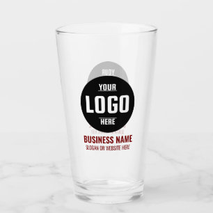 Custom Logo & Text 16oz Personalized Beer Glass