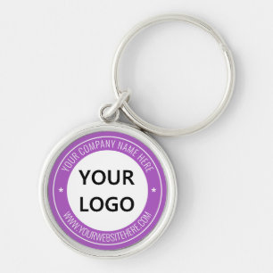 Custom Logo , Text and Colors Promotional Keychain