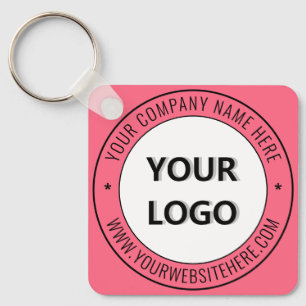 Custom Logo , Text and Colours Promotional Keychai Key Ring