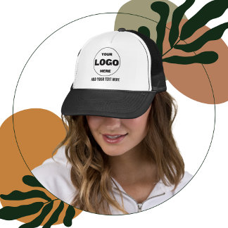 Custom Logo & Text Baseball Trucker Hat