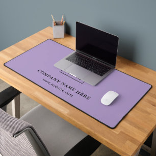 Custom Logo Text Business Company Desk Mat