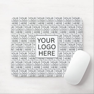 Custom Logo Text Business Company Mouse Pad