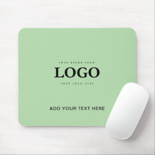 Custom Logo Text Business Company Mouse Pad