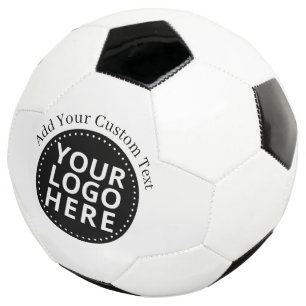 Custom Logo & Text Business Soccer Ball