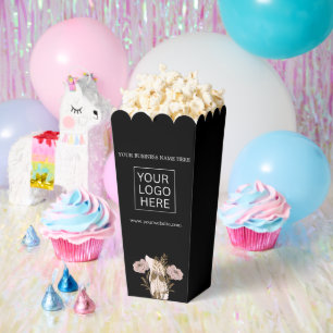 Custom Logo & Text Packaging popcorn Favour Box