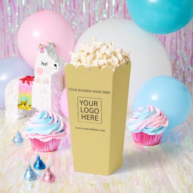 Custom Logo & Text Packaging popcorn Favour Box (Party)