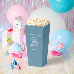 Custom Logo & Text Packaging popcorn Favour Box