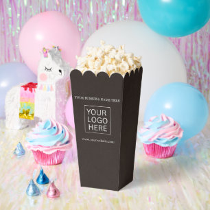 Custom Logo & Text Packaging popcorn Favour Box
