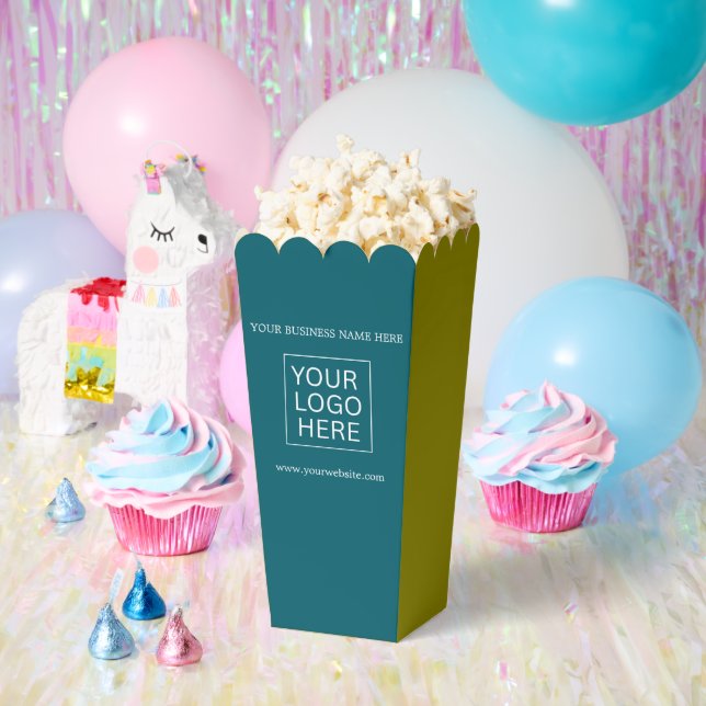 Custom Logo & Text Packaging popcorn Favour Box (Party)