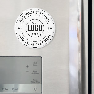 🧲 Custom Logo & Text Personalised Branding Gift Magnet