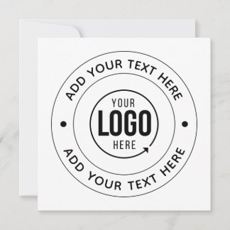 📝 Custom Logo & Text Personalised Business Event